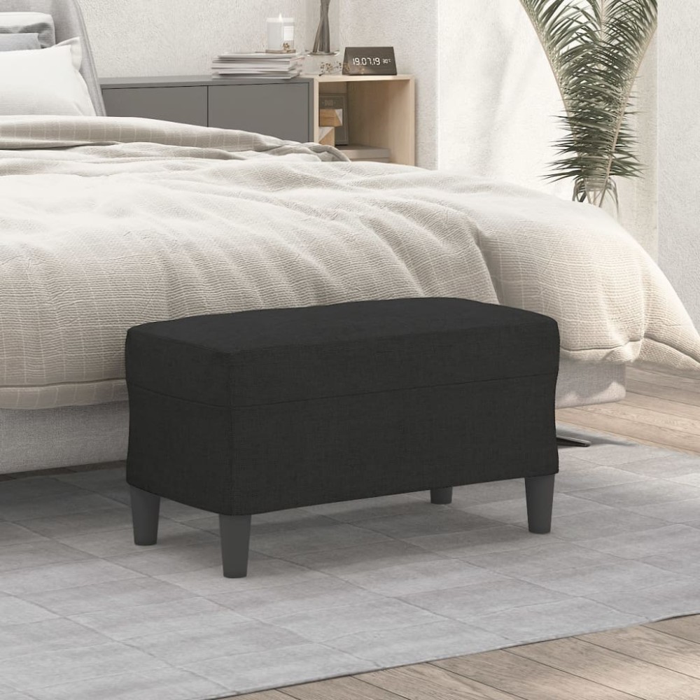 vidaXL Bancă, negru, 70x35x41 cm, textil