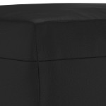 vidaXL Bancă, negru, 70x35x41 cm, piele ecologică vidaXL Bancă, negru, 70x35x41 cm, piele ecologică