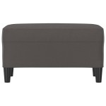 vidaXL Bancă, gri, 70x35x41 cm, piele ecologică vidaXL Bancă, gri, 70x35x41 cm, piele ecologică