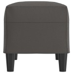 vidaXL Bancă, gri, 70x35x41 cm, piele ecologică vidaXL Bancă, gri, 70x35x41 cm, piele ecologică