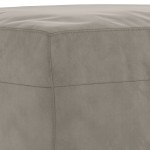 vidaXL Bancă, gri deschis, 70x35x41 cm, catifea vidaXL Bancă, gri deschis, 70x35x41 cm, catifea