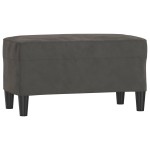 vidaXL Bancă, gri închis, 70x35x41 cm, catifea vidaXL Bancă, gri închis, 70x35x41 cm, catifea