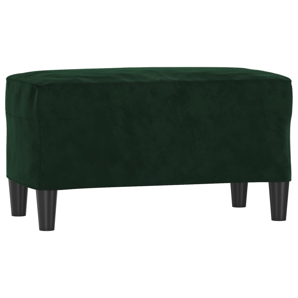 vidaXL Bancă, verde închis, 70x35x41 cm, catifea