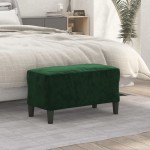 vidaXL Bancă, verde închis, 70x35x41 cm, catifea vidaXL Bancă, verde închis, 70x35x41 cm, catifea