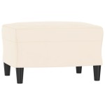 vidaXL Bancă, crem, 70x35x41 cm, catifea vidaXL Bancă, crem, 70x35x41 cm, catifea