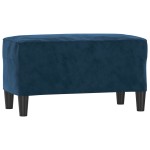 vidaXL Bancă, albastru, 70x35x41 cm, catifea vidaXL Bancă, albastru, 70x35x41 cm, catifea