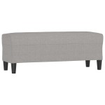 vidaXL Bancă, gri deschis, 100x35x41 cm, textil vidaXL Bancă, gri deschis, 100x35x41 cm, textil