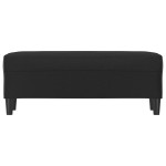 vidaXL Bancă, negru, 100x35x41 cm, piele ecologică vidaXL Bancă, negru, 100x35x41 cm, piele ecologică