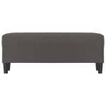 vidaXL Bancă, gri, 100x35x41 cm, piele ecologică vidaXL Bancă, gri, 100x35x41 cm, piele ecologică