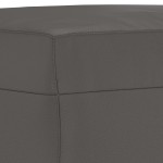 vidaXL Bancă, gri, 100x35x41 cm, piele ecologică vidaXL Bancă, gri, 100x35x41 cm, piele ecologică