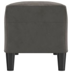 vidaXL Bancă, gri închis, 100x35x41 cm, catifea vidaXL Bancă, gri închis, 100x35x41 cm, catifea