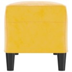 vidaXL Bancă, galben, 100x35x41 cm, catifea vidaXL Bancă, galben, 100x35x41 cm, catifea