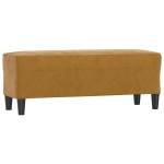 vidaXL Bancă, maro, 100x35x41 cm, catifea vidaXL Bancă, maro, 100x35x41 cm, catifea