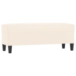 vidaXL Bancă, crem, 100x35x41 cm, catifea vidaXL Bancă, crem, 100x35x41 cm, catifea