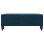 vidaXL Bancă, albastru, 100x35x41 cm, catifea vidaXL Bancă, albastru, 100x35x41 cm, catifea