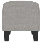 vidaXL Bancă, gri deschis, 70x35x41 cm, textil vidaXL Bancă, gri deschis, 70x35x41 cm, textil