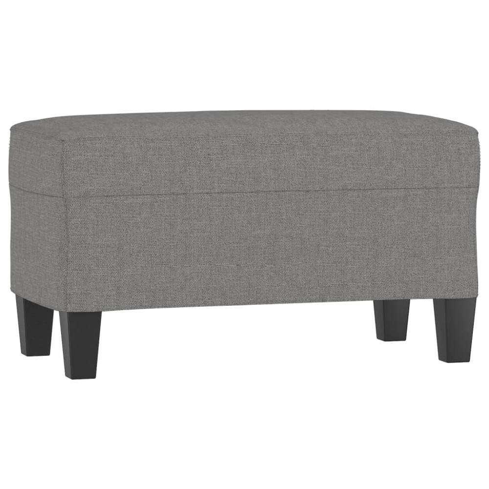 vidaXL Bancă, gri închis, 70x35x41 cm, textil