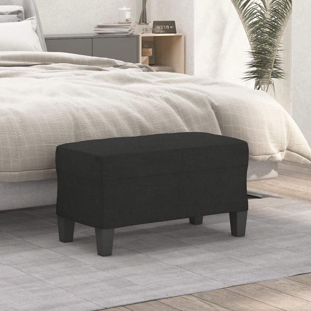 vidaXL Bancă, negru, 70x35x41 cm, textil