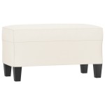 vidaXL Bancă, crem, 70x35x41 cm, piele ecologică vidaXL Bancă, crem, 70x35x41 cm, piele ecologică