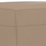 vidaXL Bancă, cappuccino, 70x35x41 cm, piele ecologică