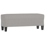 vidaXL Bancă, gri deschis, 100x35x41 cm, textil vidaXL Bancă, gri deschis, 100x35x41 cm, textil
