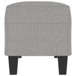 vidaXL Bancă, gri deschis, 100x35x41 cm, textil vidaXL Bancă, gri deschis, 100x35x41 cm, textil