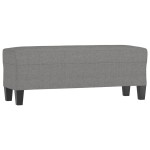 vidaXL Bancă, gri închis, 100x35x41 cm, textil vidaXL Bancă, gri închis, 100x35x41 cm, textil