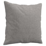 vidaXL Perne decorative, 2 buc., gri deschis, 40x40cm, material textil
