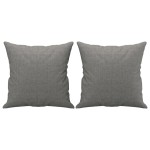 vidaXL Perne decorative, 2 buc., gri închis, 40x40 cm, textil vidaXL Perne decorative, 2 buc., gri închis, 40x40 cm, textil