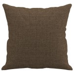 vidaXL Perne decorative, 2 buc., maro, 40x40 cm, material textil