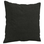 vidaXL Perne decorative, 2 buc., negru, 40 x 40 cm, material textil vidaXL Perne decorative, 2 buc., negru, 40 x 40 cm, material textil