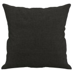 vidaXL Perne decorative, 2 buc., negru, 40 x 40 cm, material textil vidaXL Perne decorative, 2 buc., negru, 40 x 40 cm, material textil