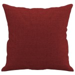 vidaXL Perne decorative, 2 buc., roșu vin, 40x40 cm, material textil vidaXL Perne decorative, 2 buc., roșu vin, 40x40 cm, material textil