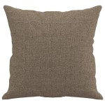 vidaXL Perne decorative, 2 buc., gri taupe, 40x40 cm, material textil