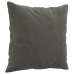 vidaXL Perne decorative, 2 buc., gri închis, 40x40 cm, catifea vidaXL Perne decorative, 2 buc., gri închis, 40x40 cm, catifea