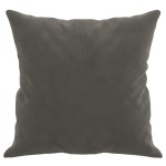 vidaXL Perne decorative, 2 buc., gri închis, 40x40 cm, catifea vidaXL Perne decorative, 2 buc., gri închis, 40x40 cm, catifea