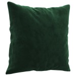 vidaXL Perne decorative, 2 buc., verde închis, 40x40 cm, catifea vidaXL Perne decorative, 2 buc., verde închis, 40x40 cm, catifea