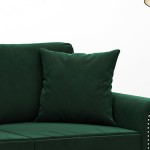 vidaXL Perne decorative, 2 buc., verde închis, 40x40 cm, catifea vidaXL Perne decorative, 2 buc., verde închis, 40x40 cm, catifea