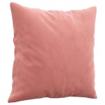 vidaXL Perne decorative, 2 buc., roz, 40x40 cm, catifea vidaXL Perne decorative, 2 buc., roz, 40x40 cm, catifea