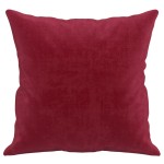 vidaXL Perne decorative, 2 buc., roșu vin, 40x40 cm, catifea vidaXL Perne decorative, 2 buc., roșu vin, 40x40 cm, catifea