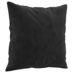 vidaXL Perne decorative, 2 buc., negru, 40x40 cm, catifea vidaXL Perne decorative, 2 buc., negru, 40x40 cm, catifea