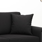 vidaXL Perne decorative, 2 buc., negru, 40x40 cm, catifea vidaXL Perne decorative, 2 buc., negru, 40x40 cm, catifea