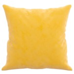 vidaXL Perne decorative, 2 buc., galben, 40x40 cm, catifea
