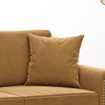 vidaXL Perne decorative, 2 buc., maro, 40x40 cm, catifea vidaXL Perne decorative, 2 buc., maro, 40x40 cm, catifea