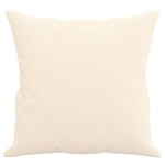vidaXL Perne decorative, 2 buc., crem, 40x40 cm, catifea vidaXL Perne decorative, 2 buc., crem, 40x40 cm, catifea