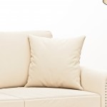 vidaXL Perne decorative, 2 buc., crem, 40x40 cm, catifea vidaXL Perne decorative, 2 buc., crem, 40x40 cm, catifea