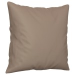 vidaXL Perne decorative, 2 buc., gri taupe, 40x40 cm, microfibră vidaXL Perne decorative, 2 buc., gri taupe, 40x40 cm, microfibră