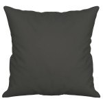 vidaXL Perne decorative, 2 buc., gri închis, 40x40 cm, microfibră