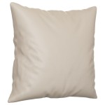 vidaXL Perne decorative, 2 buc., crem, 40x40 cm, microfibră vidaXL Perne decorative, 2 buc., crem, 40x40 cm, microfibră