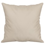 vidaXL Perne decorative, 2 buc., crem, 40x40 cm, microfibră vidaXL Perne decorative, 2 buc., crem, 40x40 cm, microfibră
